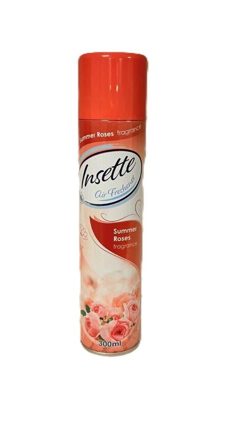 Insette gaisa atsvaidzinātājs ar vasaras rožu aromātu